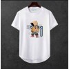 Erkek Ön Baskili T-shirt Plus Model